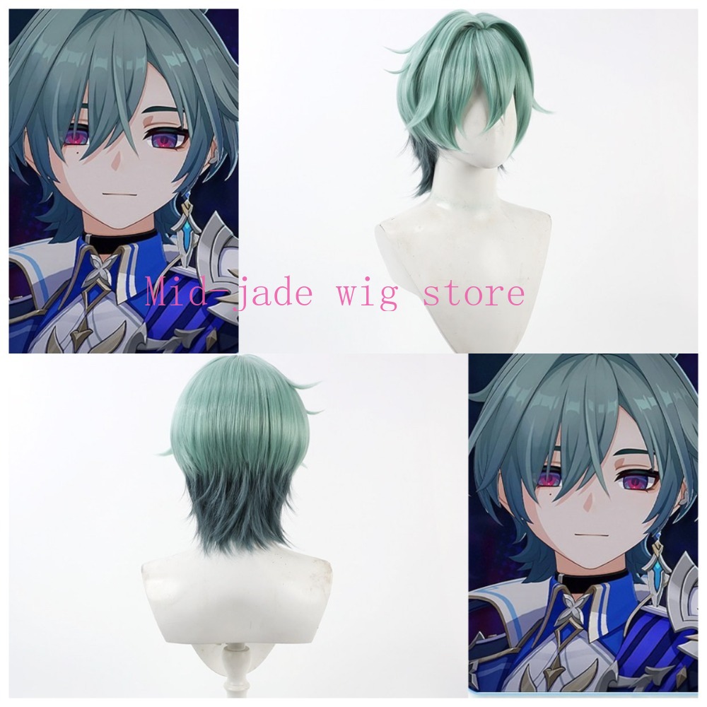 Photography Japanese - Wig Cosplay Genshin Impact Lohen Rambut