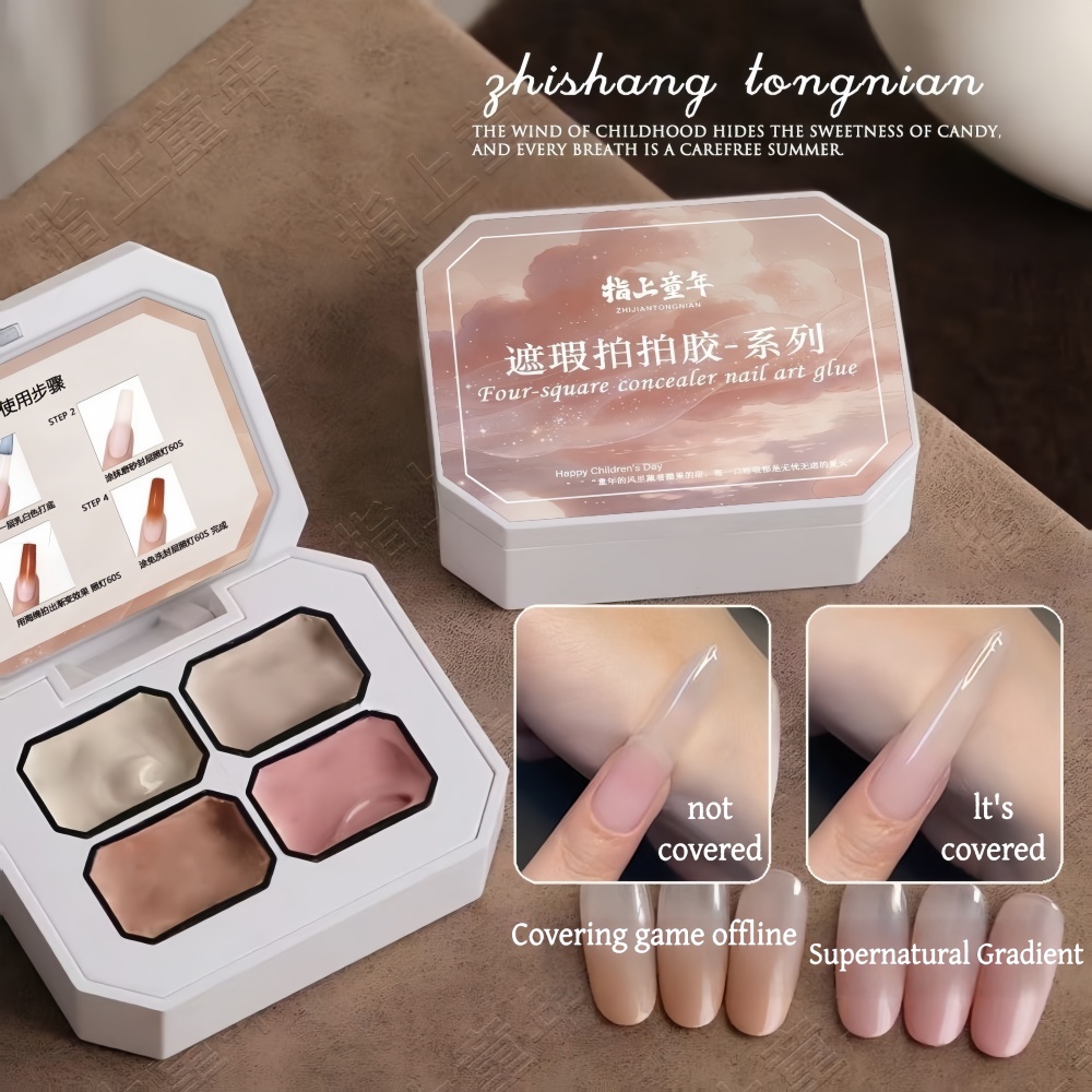 Photography Design - 4 Warna Gradien Pink, Gel Lukis