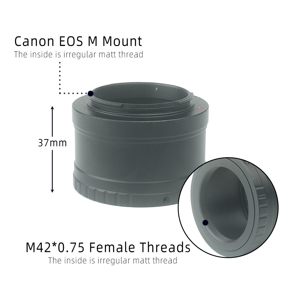 EYSDON 1.25 Inci Ke EOS M T-ri - Lens Adapter Ring ulasan dan harga